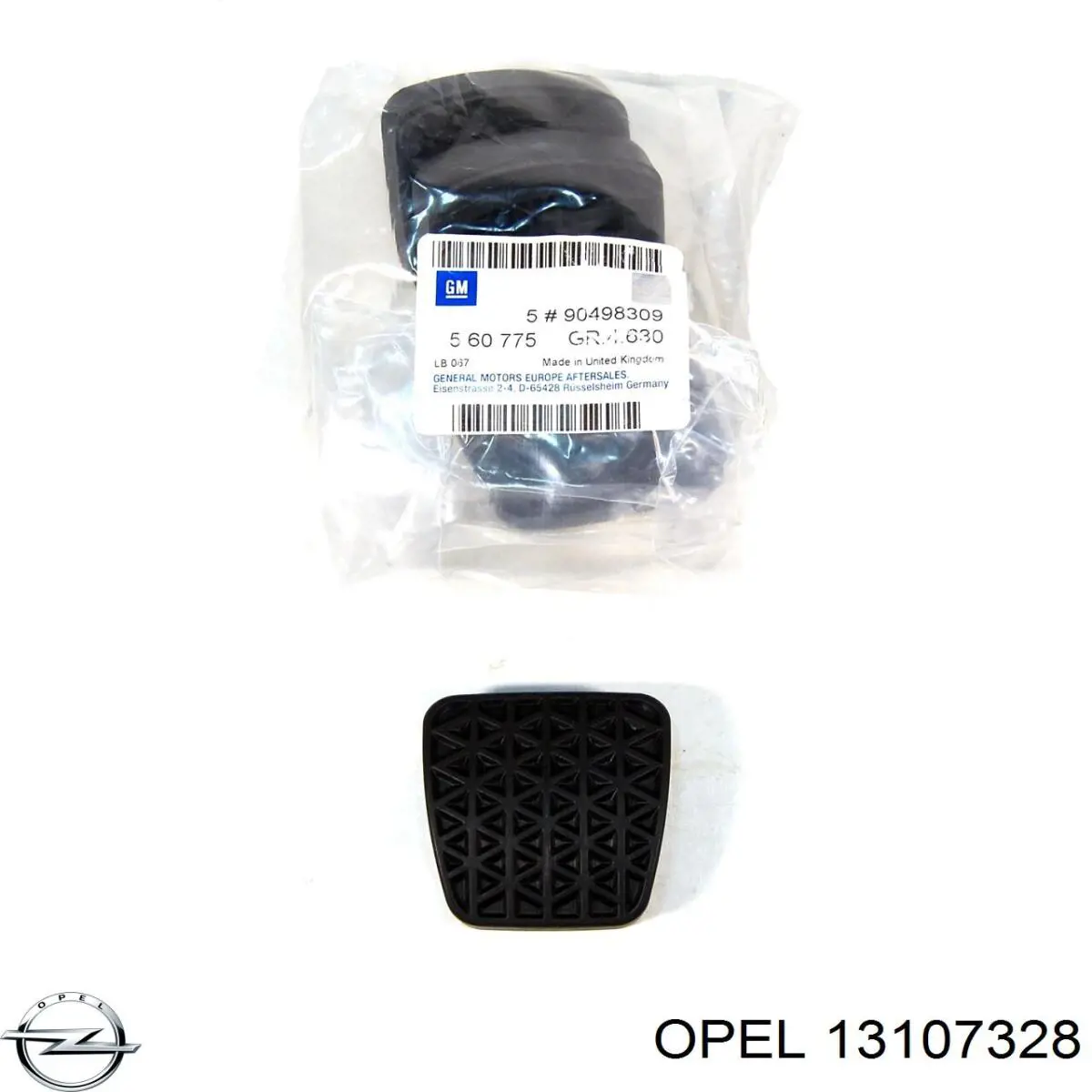 13107328 Opel bloqueo silencioso (almohada De La Viga Delantera (Bastidor Auxiliar))