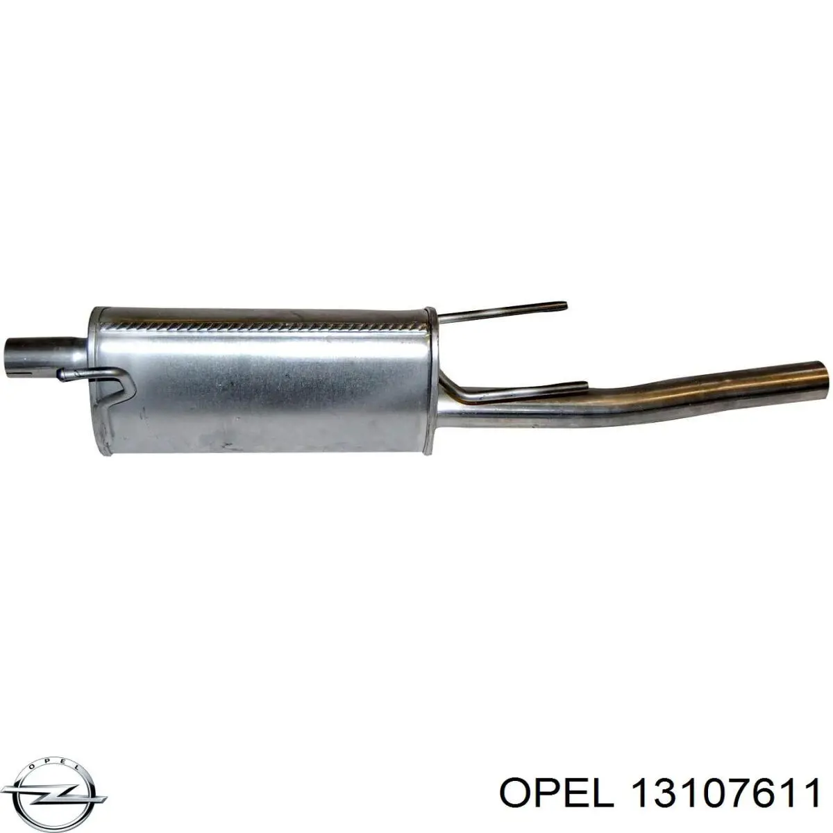 13107611 Opel silenciador posterior