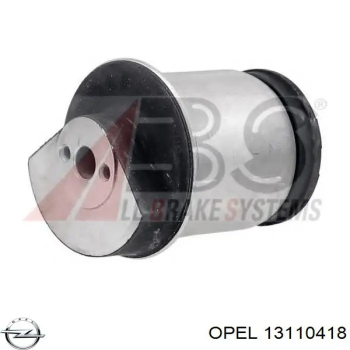 13110418 Opel suspensión, cuerpo del eje trasero
