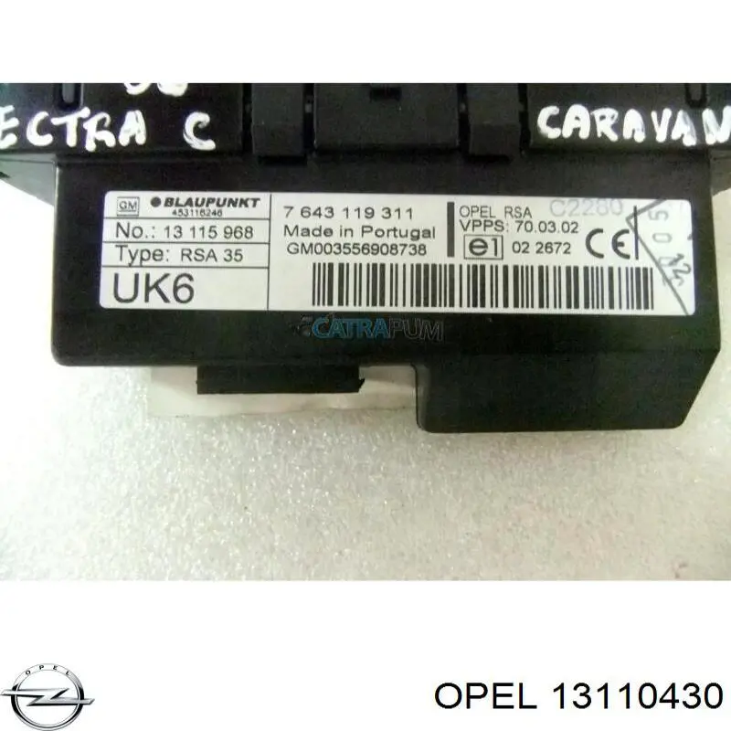  Opel 1744078 precio, desde  EUR