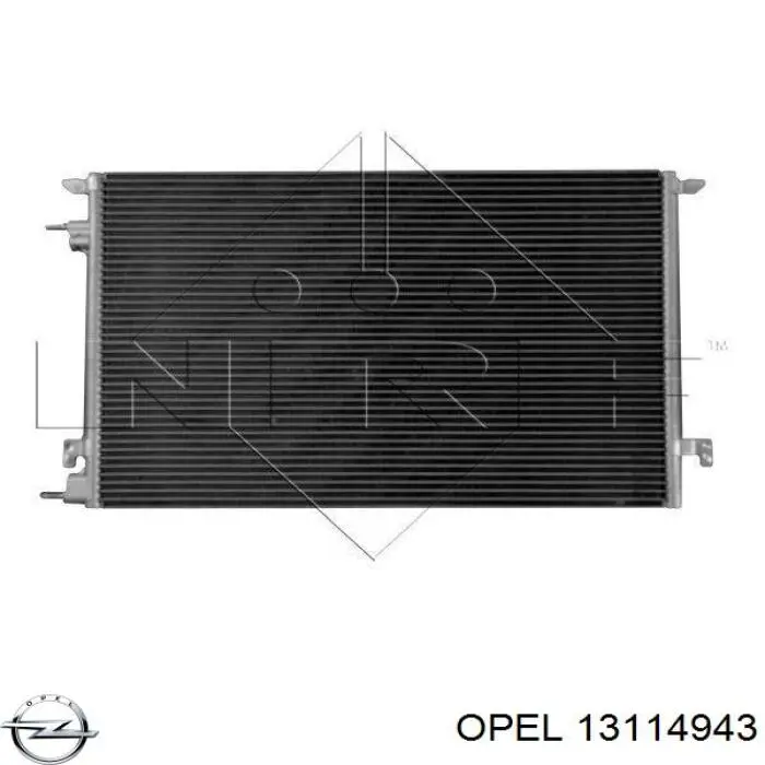 13114943 Opel condensador aire acondicionado