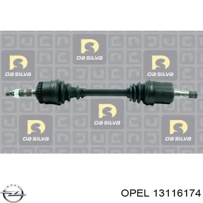 OP8194A Driveshaft árbol de transmisión delantero izquierdo