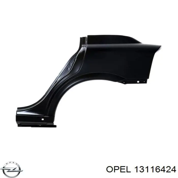 Guardabarros trasero izquierdo para Opel Astra (F48, F08)