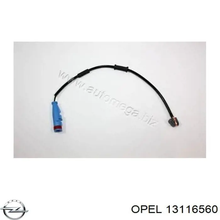 13116560 Opel contacto de aviso, desgaste de los frenos