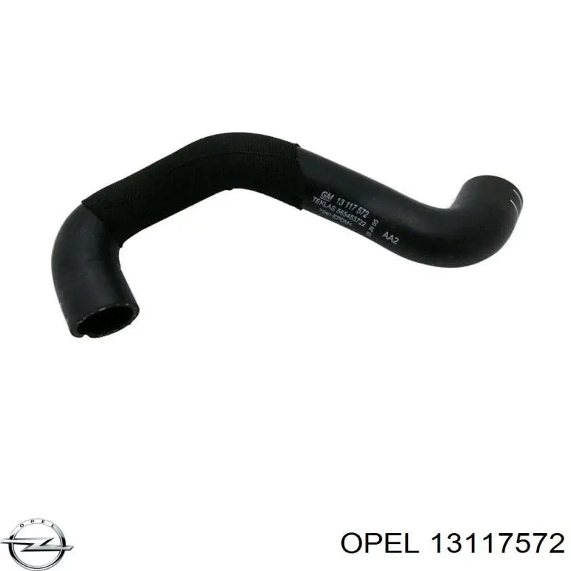 13117572 Opel tubería de radiador arriba