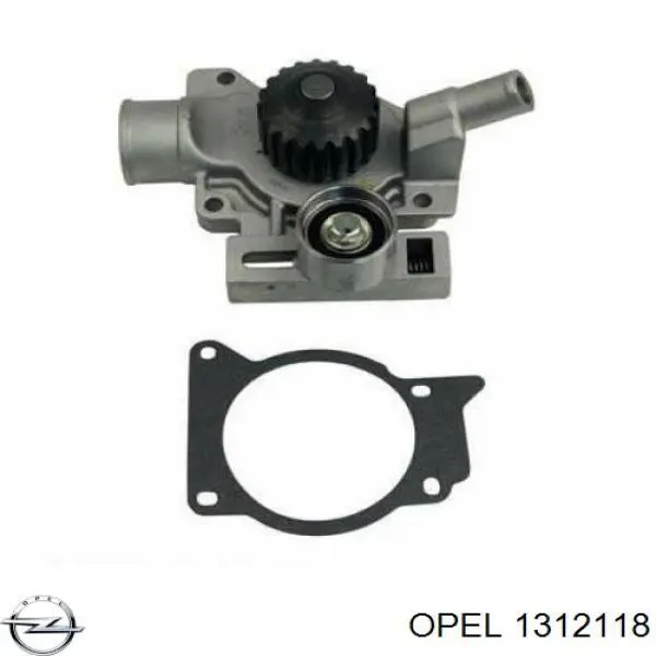 1312118 Opel soporte de radiador superior