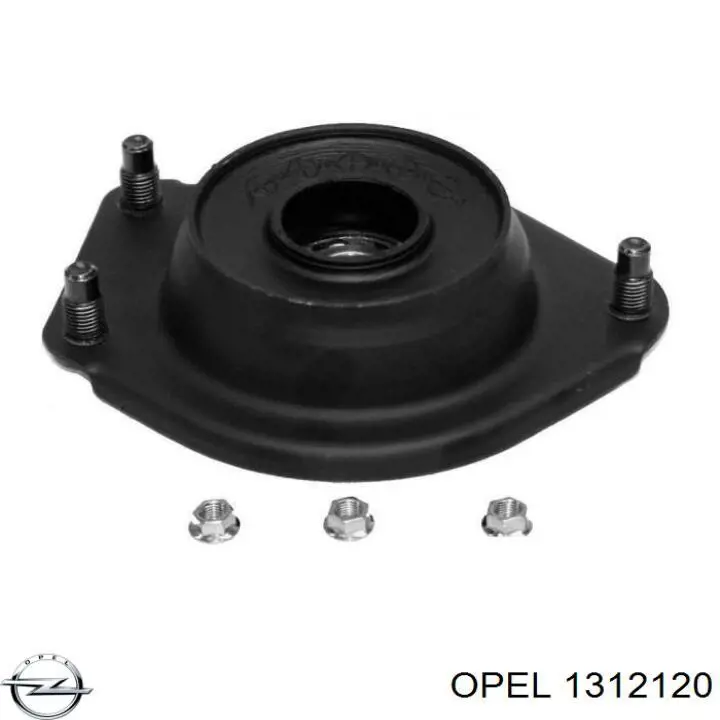 1312120 Opel soporte de radiador derecha (panel de montaje para foco)