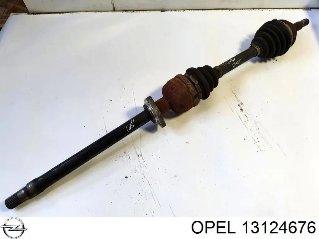 374544 Opel árbol de transmisión delantero derecho