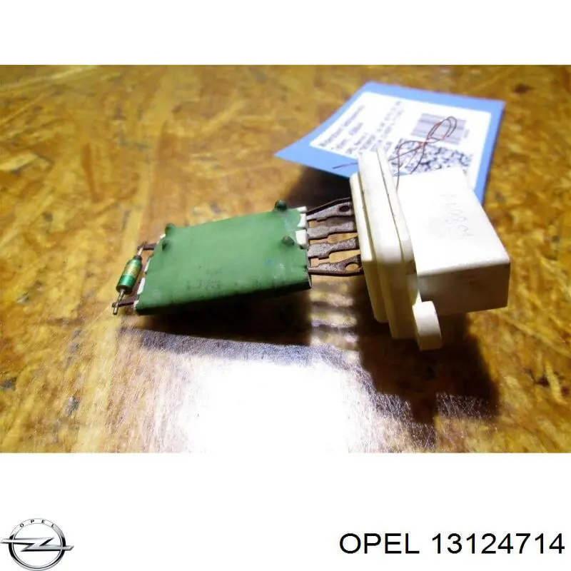 13124714 Opel resitencia, ventilador habitáculo