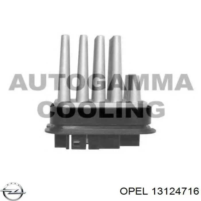 13124716 Opel resistencia de calefacción