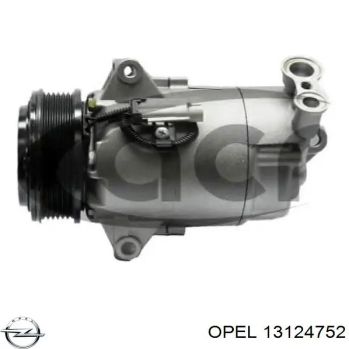 13124752 Opel compresor de aire acondicionado