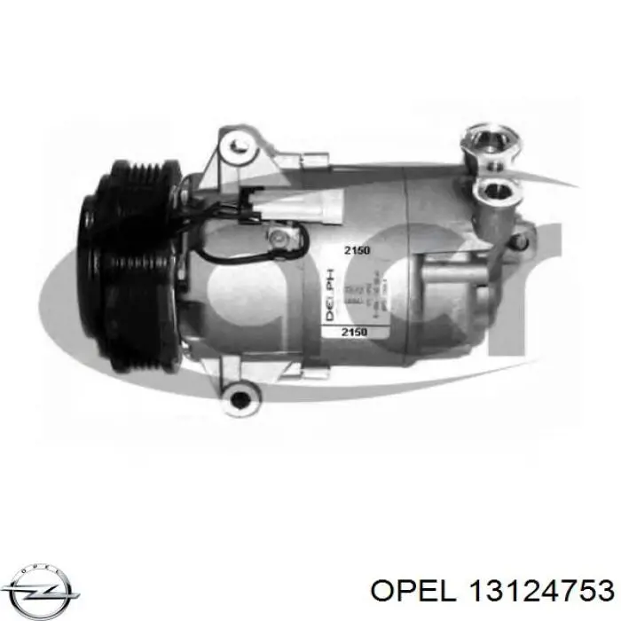 13124753 Opel compresor de aire acondicionado