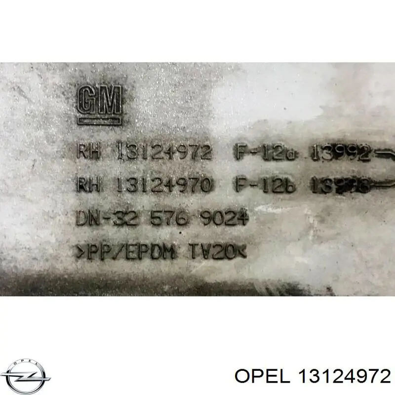 Comprar 13124972 Opel Moldura del parachoques delantero derecho