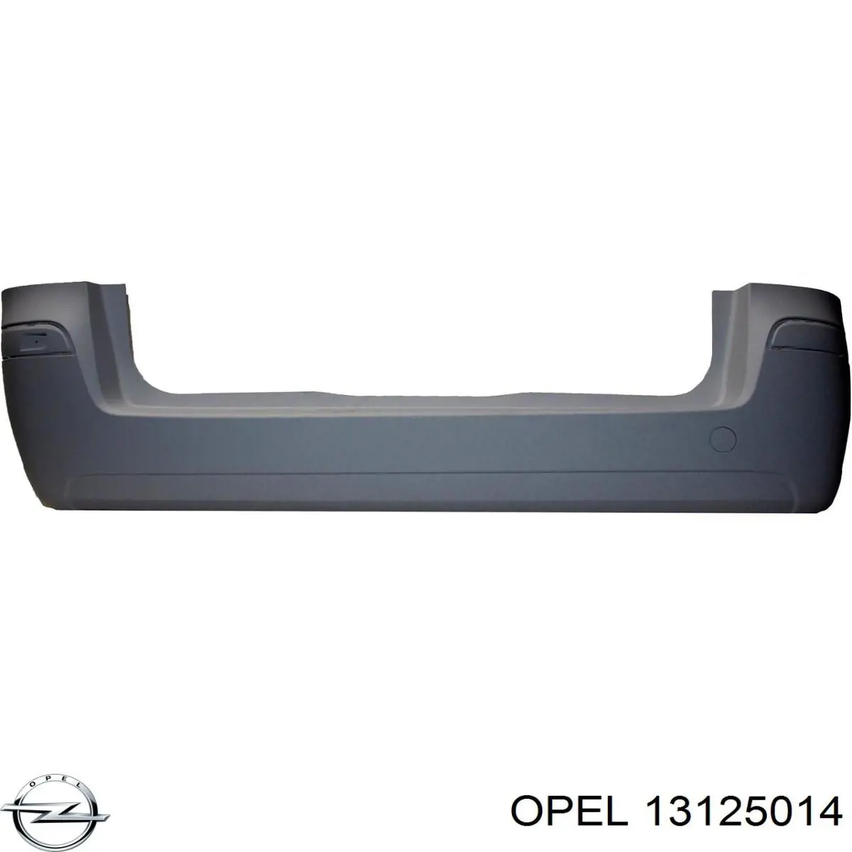 13125014 Opel parachoques trasero