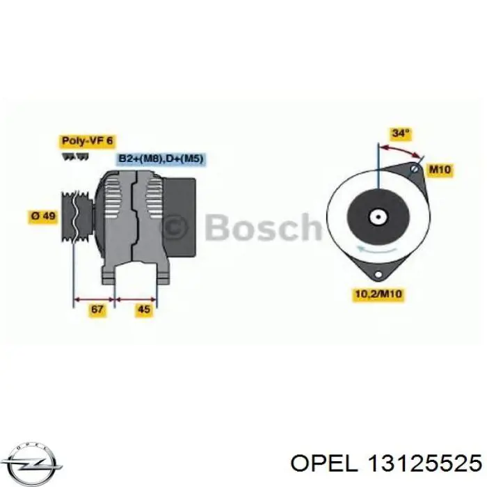 Comprar 13125525 Opel Dynamo