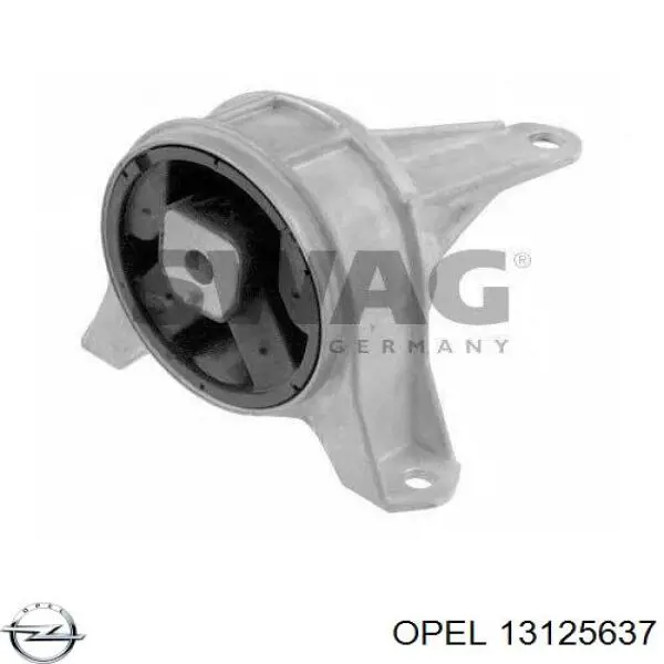 Soporte de motor derecho 13125637 Opel