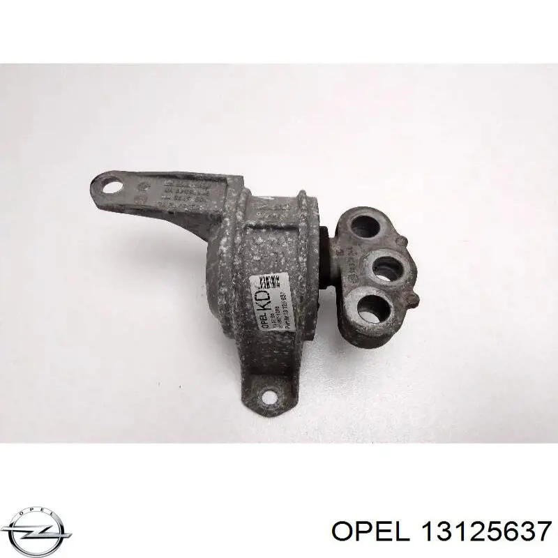 Soporte de motor derecho Opel 13125637