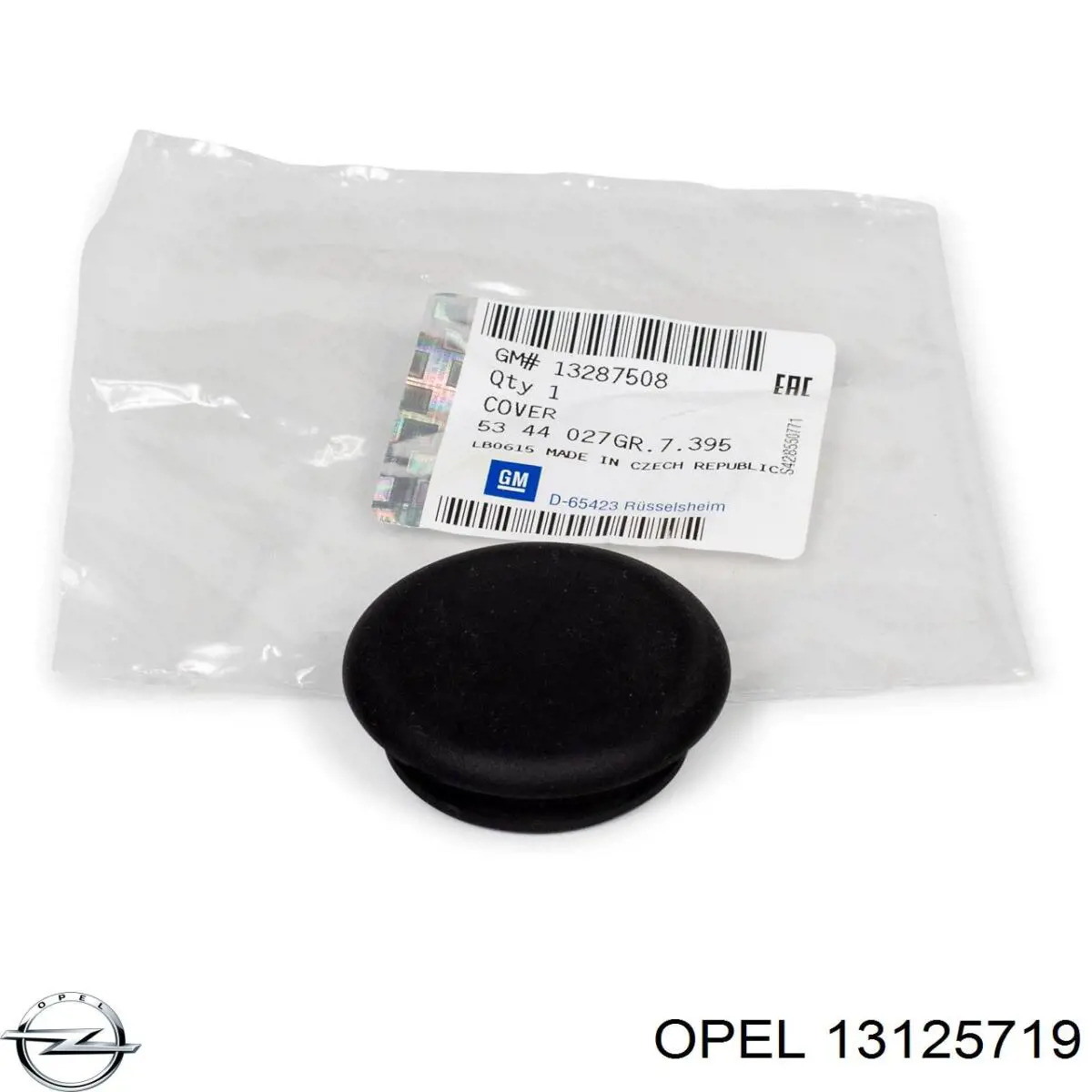 Tapa delantera del riel del portaequipajes del techo 13125719 Opel