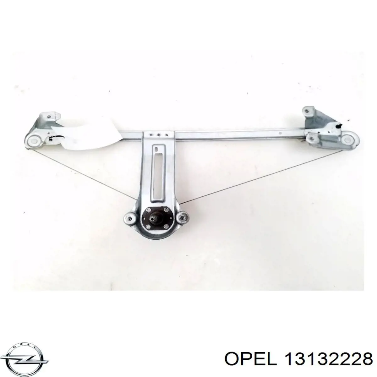 5140080 Opel mecanismo de elevalunas, puerta trasera derecha