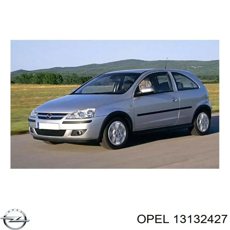 13132427 Opel rejilla de antinieblas delantera derecha