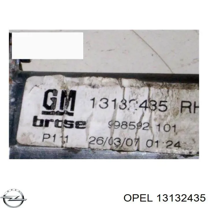 Comprar 13132435 General Motors Motor del elevalunas de la puerta delantera derecha