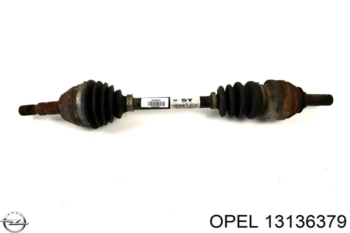 13136379 Opel árbol de transmisión delantero izquierdo