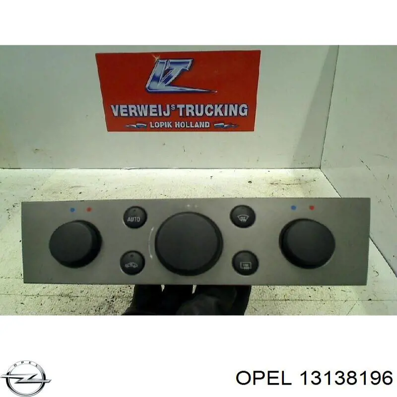 13138196 Opel Unidad de control de la ventilación