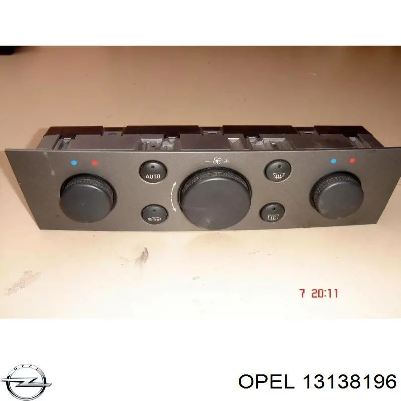 13138196 Opel unidad de control, calefacción/ventilacion