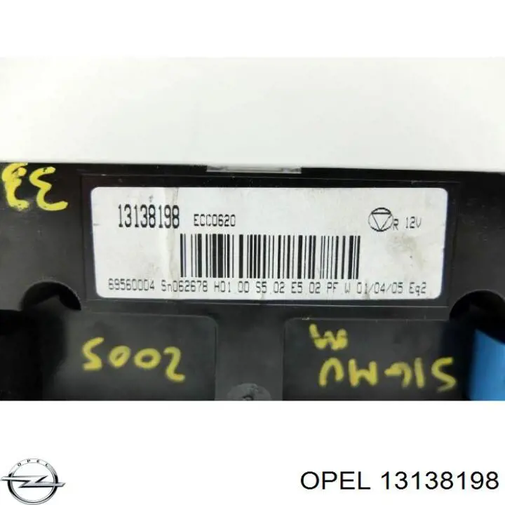 Módulo de modos de calefacción/aire acondicionado Opel 13138198 precio, desde 61,71 EUR