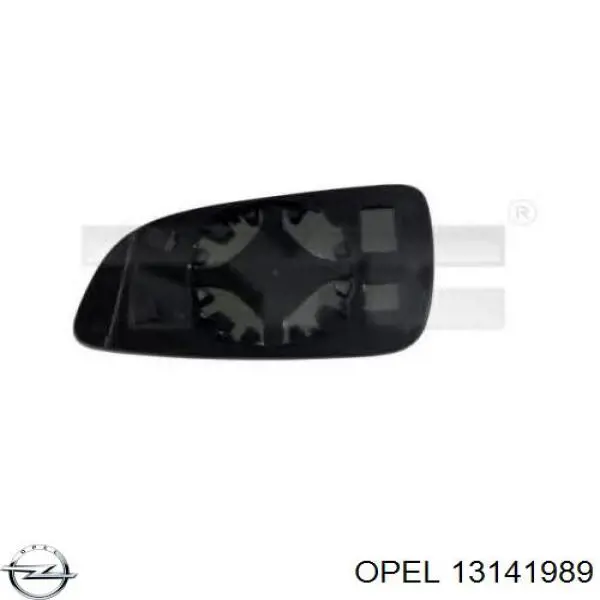 13141989 Opel cristal de espejo retrovisor exterior izquierdo