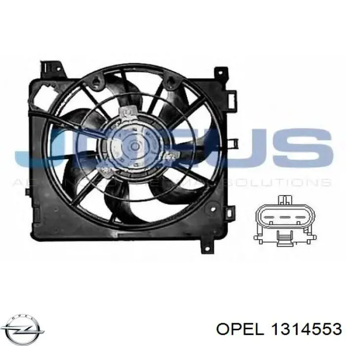Radiador de agua Opel 1314553 precio, desde 39,70 EUR