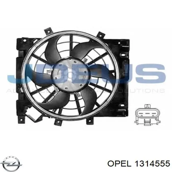 Radiador de agua Opel 1314555 precio, desde 53,72 EUR