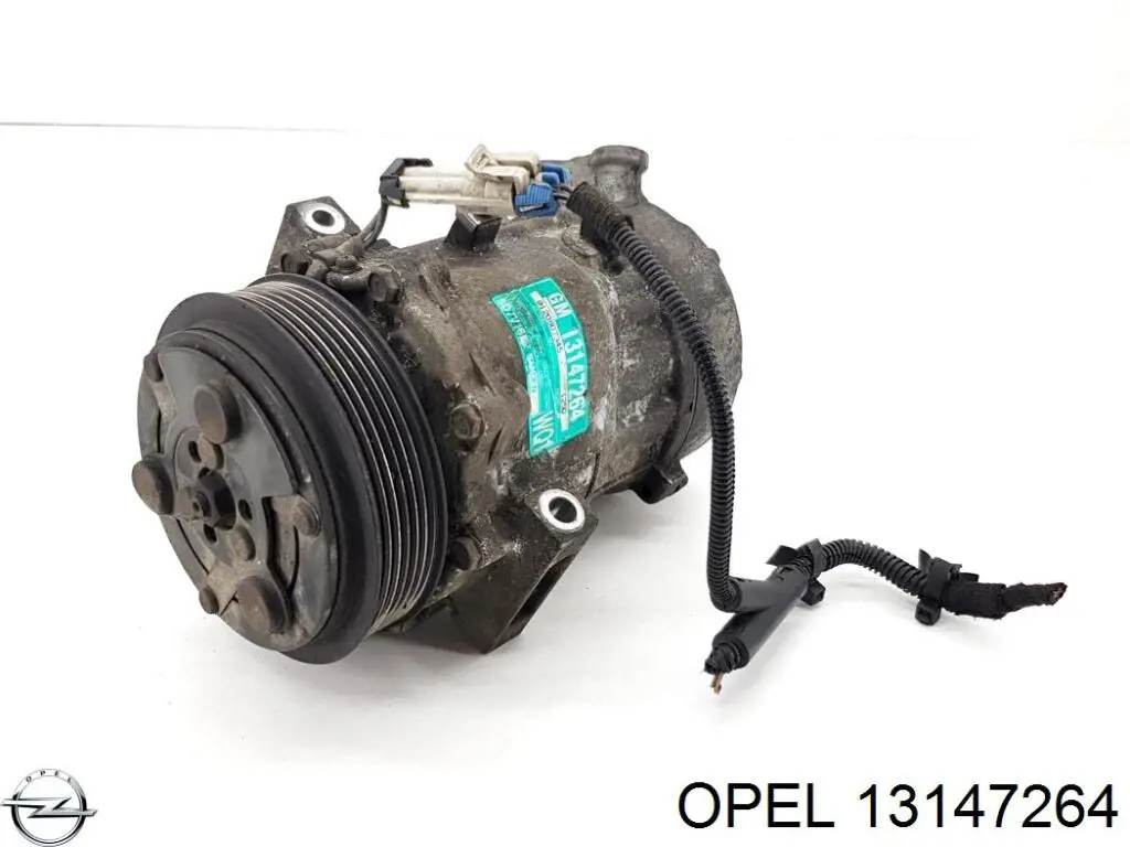Compresor de aire acondicionado 13147264 Opel