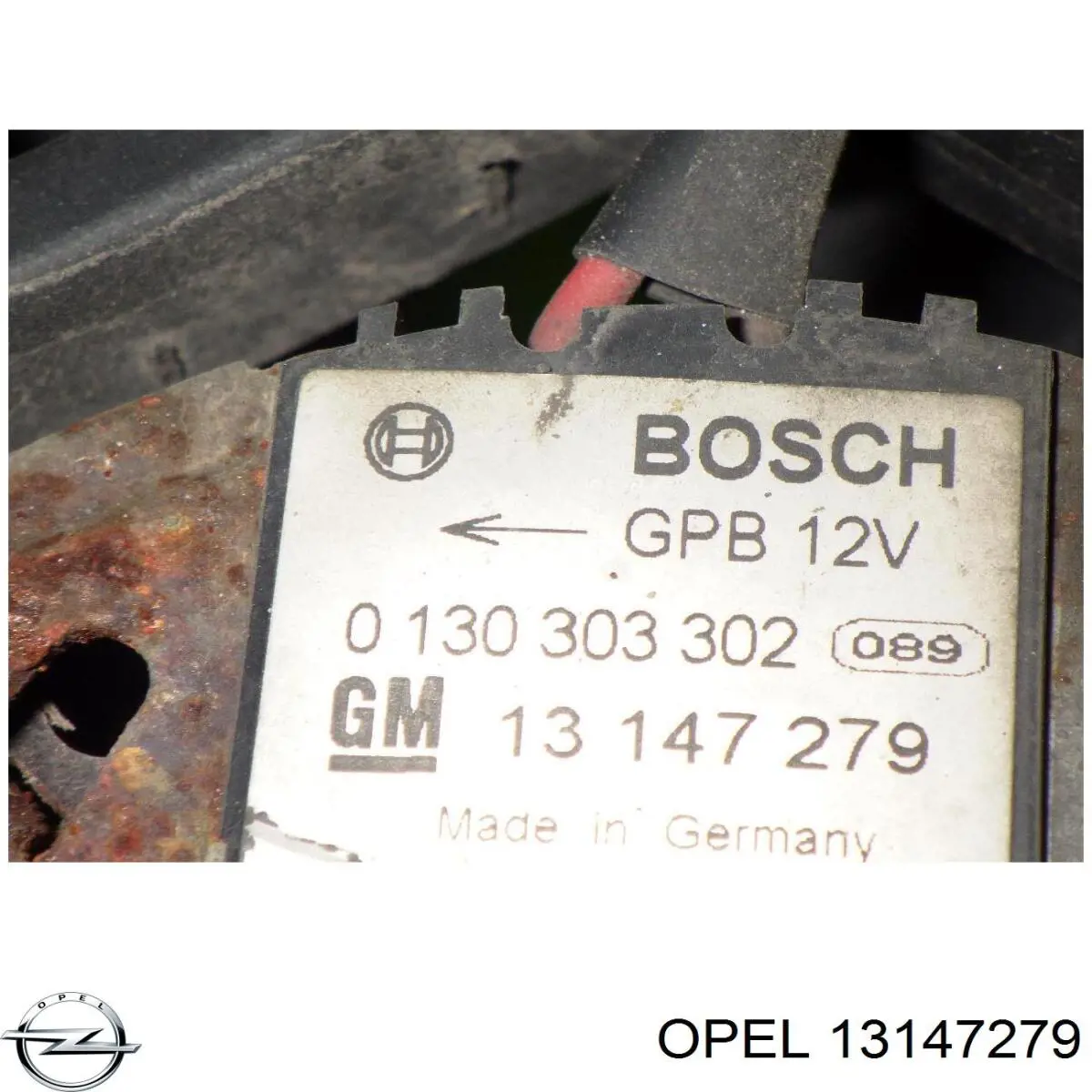 13147279 Opel ventilador del motor