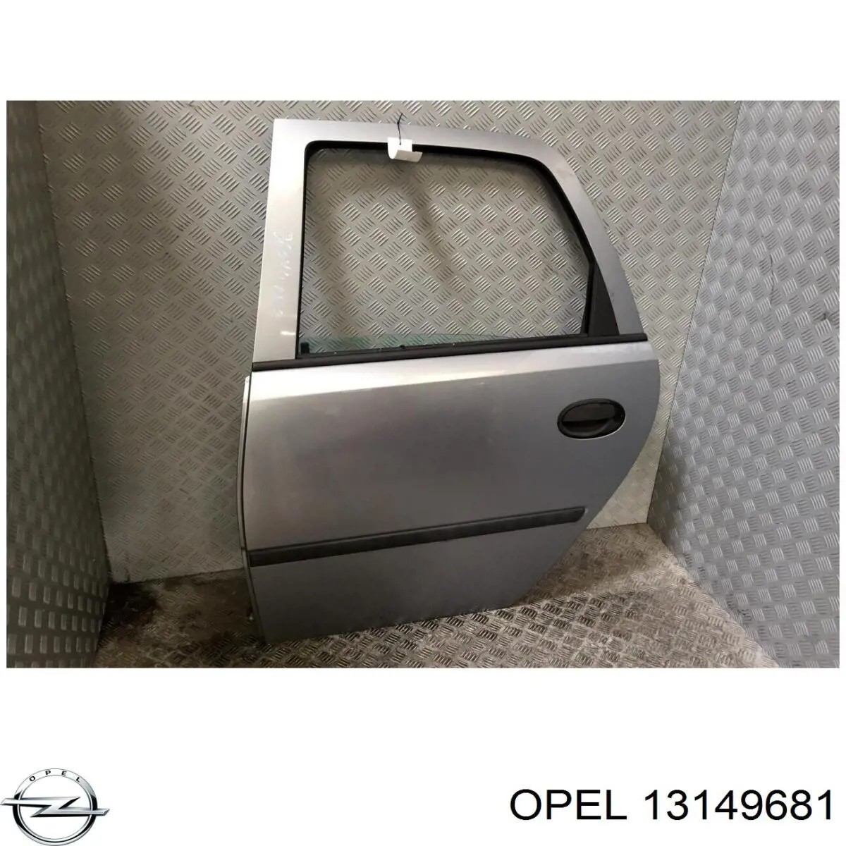 13149681 Opel puerta trasera izquierda