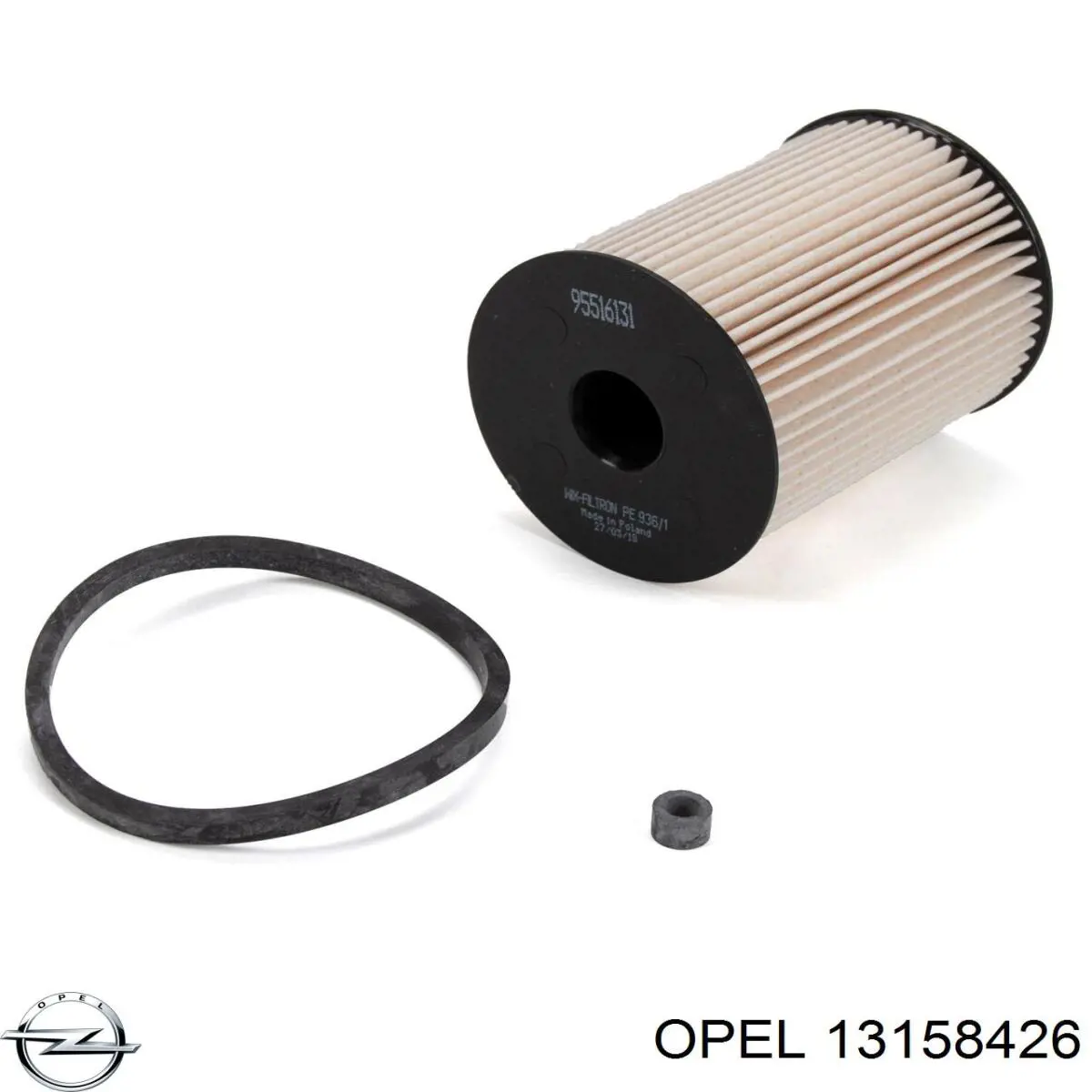 Motor tapa combustible 13158426 Opel