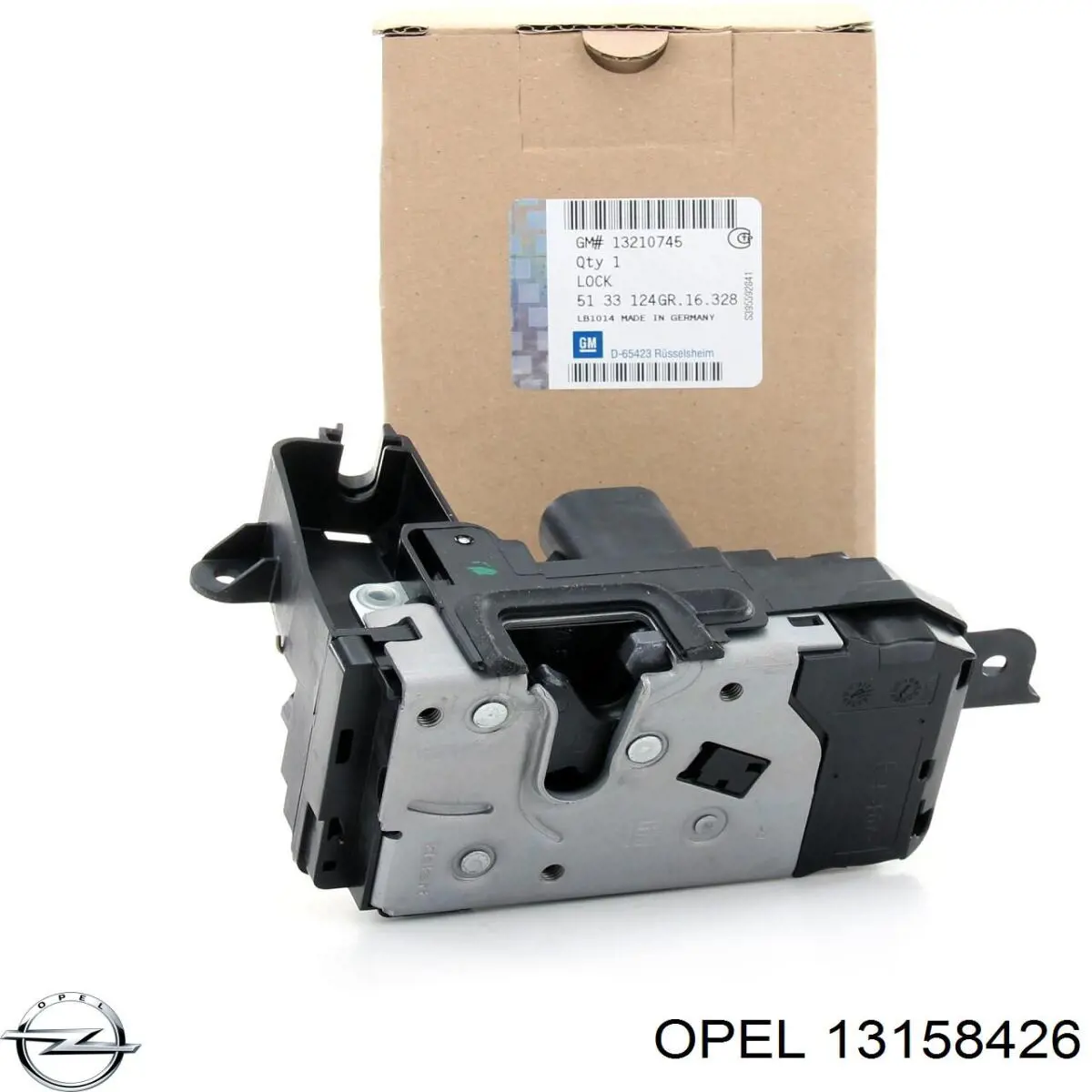 Motor cierre de tapa combustible Opel 13158426