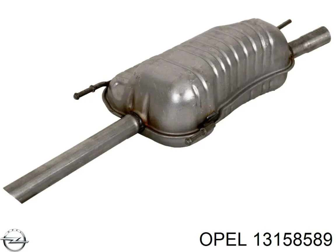 Silenciador trasero Opel 13158589 precio, desde 113,22 EUR