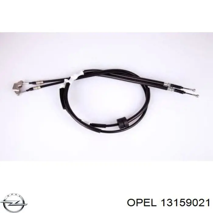 13159021 Opel cable de freno de mano trasero derecho/izquierdo