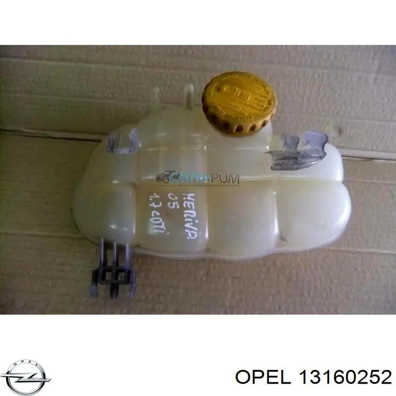 13160252 Opel botella de refrigeración