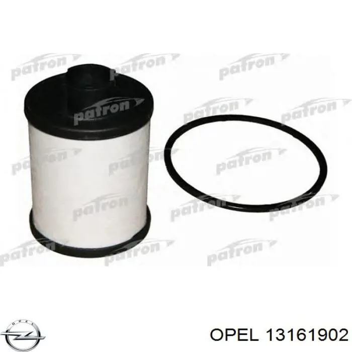 Caja del filtro de combustible 13161902 Opel