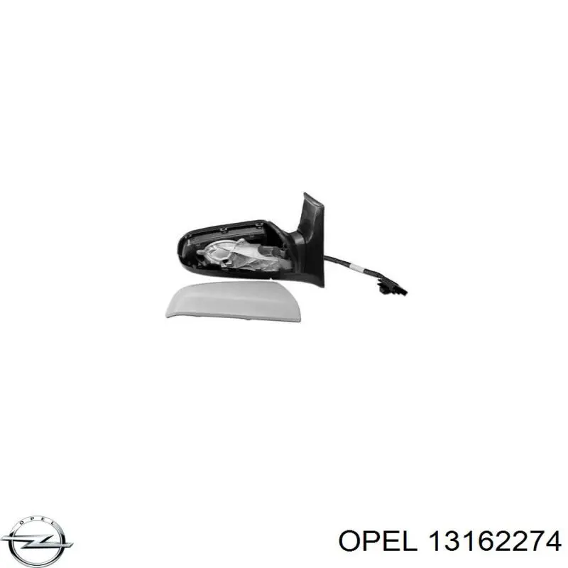 13162274 Opel cristal de espejo retrovisor exterior izquierdo