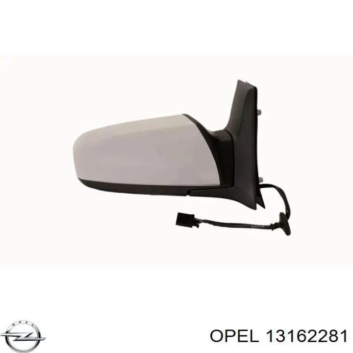 13162281 Opel espejo retrovisor derecho