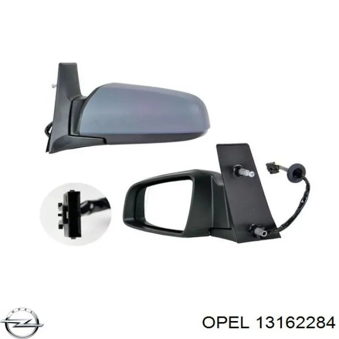 13162284 Peugeot/Citroen espejo retrovisor izquierdo