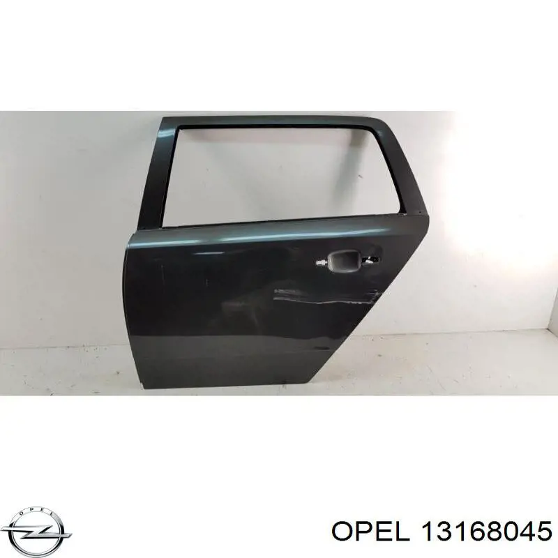 13168045 Opel puerta trasera izquierda