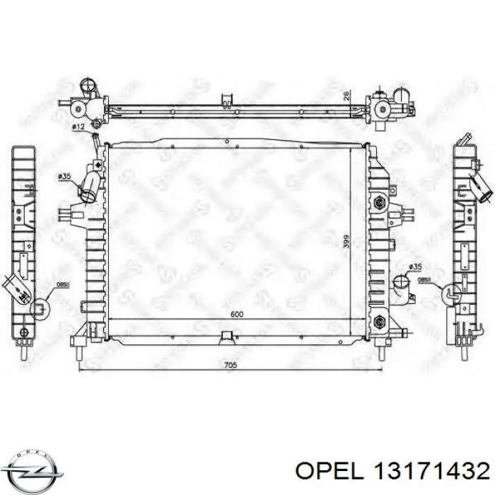 Comprar 13171432 Opel Radiador de auto