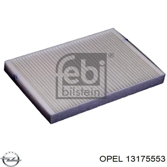 Filtro de cabina Opel 13175553 precio, desde 7,37 EUR