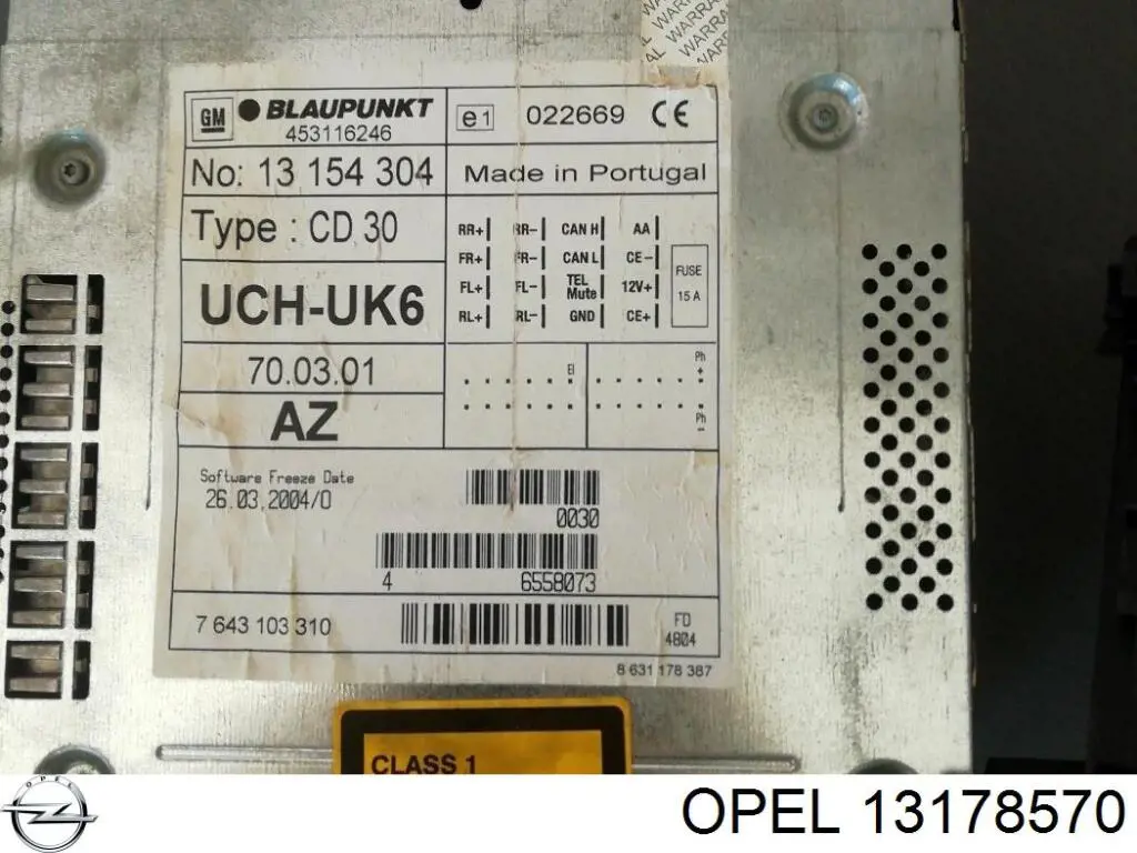 Pantalla multifunción Opel 13178570 precio, desde 69,70 EUR