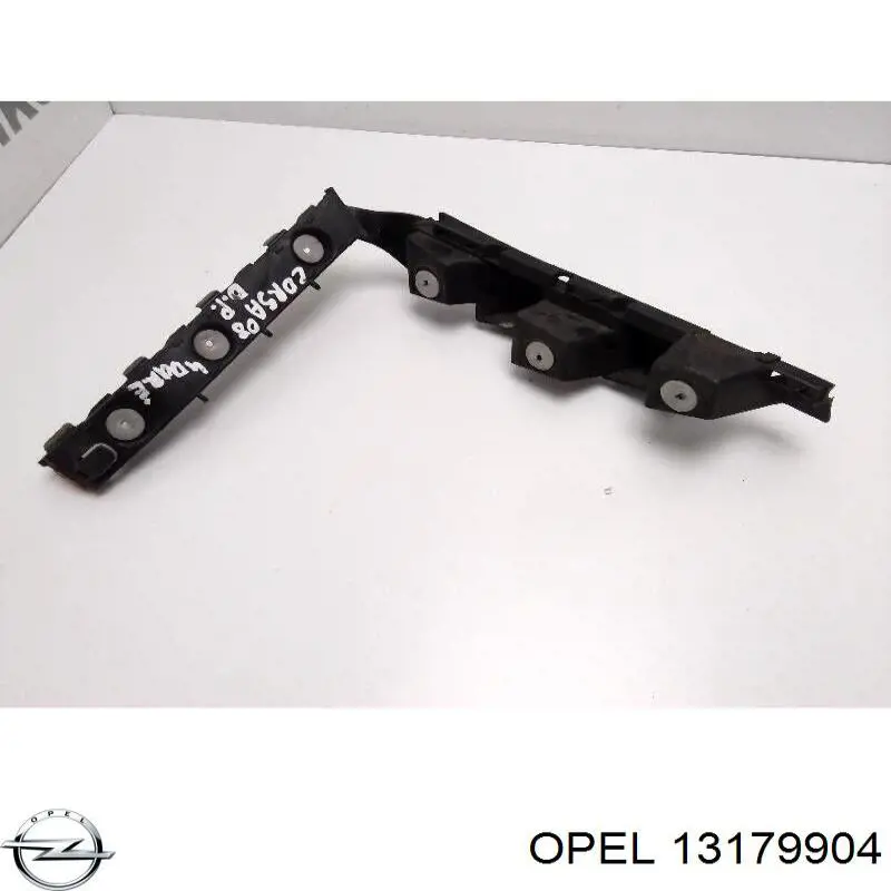 Soporte de guía para parachoques trasero, derecho para Opel Corsa (X12)