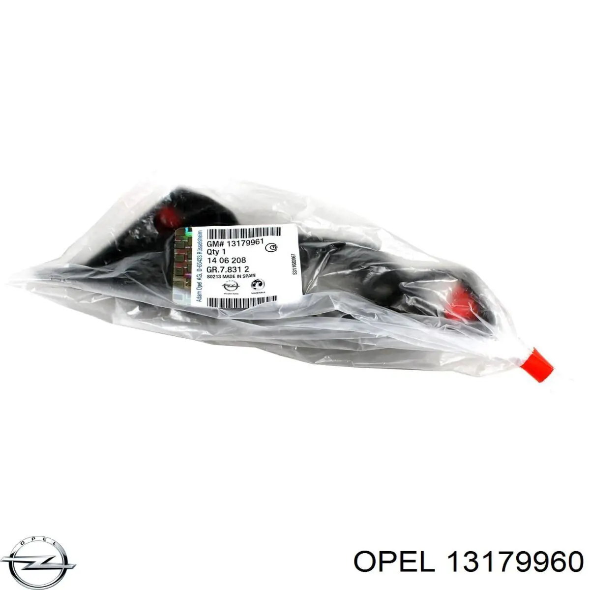 13179960 Opel soporte de parachoques delantero izquierdo